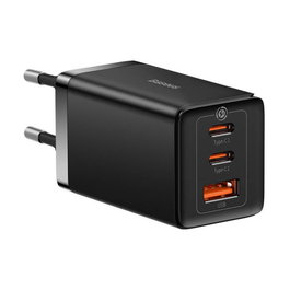 BASEUS GAN5 PRO FAST CHARGER 2C+U 65W EU BLACK (CCGP120201)
