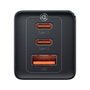 BASEUS GAN5 PRO FAST CHARGER 2C+U 65W EU BLACK (CCGP120201)