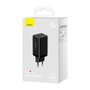BASEUS GAN5 PRO FAST CHARGER 2C+U 65W EU BLACK (CCGP120201)