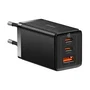 Baseus GaN5 Pro Cargador de Pared 65W 2xUSB-C + USB-A Negro