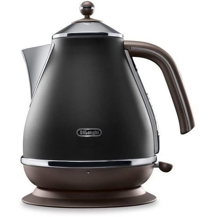 De'Longhi Icona Vintage KBOV 2001.BK, 1,7 L, Negro y Marrón