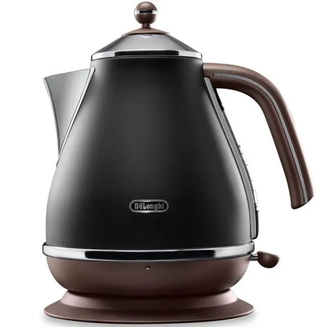 De'Longhi Icona Vintage KBOV 2001.BK, 1,7 L, Negro y Marrón
