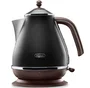 De'Longhi Icona Vintage KBOV 2001.BK, 1,7 L, Negro y Marrón