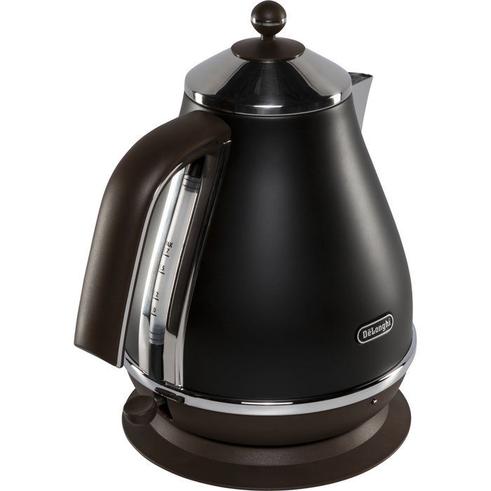 De'Longhi Icona Vintage KBOV 2001.BK, 1,7 L, Negro y Marrón