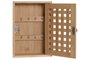 DKD Home Decor Guardallaves Básico Natural Bambú Metal 6 x 27 x 19 cm