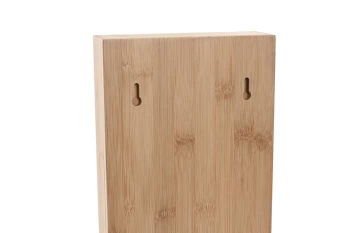 DKD Home Decor Guardallaves Básico Natural Bambú Metal 6 x 27 x 19 cm DKD Home Decor Guardallaves Básico Natural Bambú Metal 6 x 27 x 19 cm