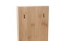 DKD Home Decor Guardallaves Básico Natural Bambú Metal 6 x 27 x 19 cm