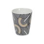 Home Deco Factory Vaso Espresso Lounge ø6 x 6.8 cm Detalles Dorados Capacidad 100 ml