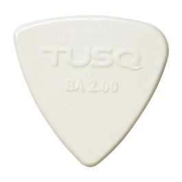 Graphtech Tusq Púa Bi-Angle 2mm Blanca (Brillante) Paquete de 4