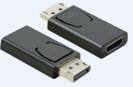 MicroConnect Adaptador DisplayPort 1.2 a HDMI para conectar dispositivos con salida DisplayPort a monitores o proyectores con entrada HDMI