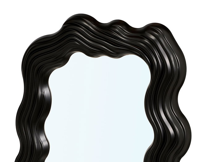 Giftdecor Espejo Forma Negro Plástico 45 cm de Alto (Set de 12) Giftdecor Espejo Forma Negro Plástico 45 cm de Alto (Set de 12)