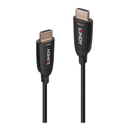 LINDY Cable HDMI 8K60 Híbrido de Fibra Óptica 40m | Certificado HDMI 2.1, 48Gbps, eARC, HDR, para Xbox Series X/S, PS5, 4K/8K Televisores