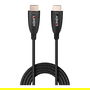 LINDY Cable HDMI 8K60 Híbrido de Fibra Óptica 40m | Certificado HDMI 2.1, 48Gbps, eARC, HDR, para Xbox Series X/S, PS5, 4K/8K Televisores