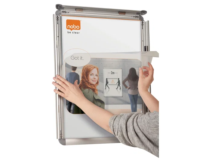 Nobo Marco Porta Anuncios Clipdown Din A4
