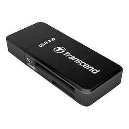 Transcend RDF5 Lector de Tarjetas USB 3.1 Gen 1 SD/microSD Negro