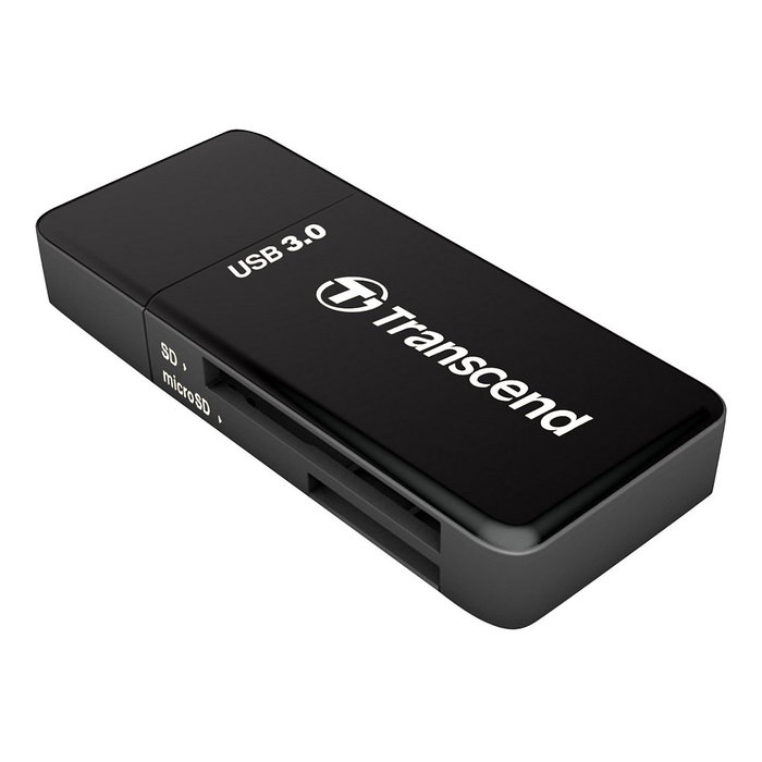 Transcend RDF5 Lector de Tarjetas USB 3.1 Gen 1 SD/microSD Negro Transcend RDF5 Lector de Tarjetas USB 3.1 Gen 1 SD/microSD Negro