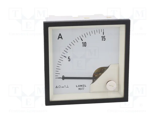 LUMEL Amperímetro Analógico para Panel 0-15A DC Serie MA17