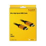 DeLOCK Cable HDMI Ultra Alta Velocidad 2m, 48 Gbps, 8K a 60Hz, 7680 x 4320 Pixeles, ARC, Contactos Dorados, Referencia 85729