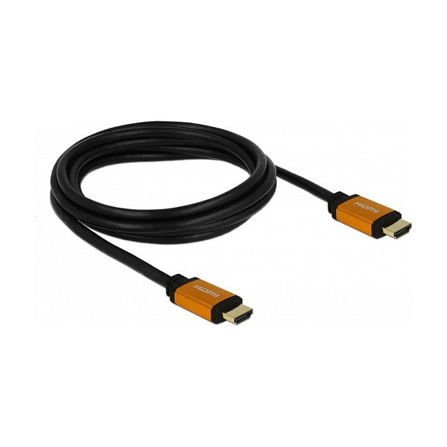 DeLOCK Cable HDMI Ultra Alta Velocidad 2m, 48 Gbps, 8K a 60Hz, 7680 x 4320 Pixeles, ARC, Contactos Dorados, Referencia 85729