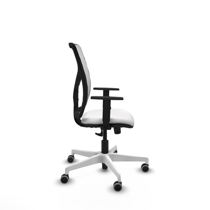 PIQUERAS Y CRESPO Silla de oficina Motilla Blanca con mecanismo Sincro PIQUERAS Y CRESPO Silla de oficina Motilla Blanca con mecanismo Sincro