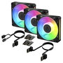 ARCTIC BioniX P12 A-RGB Pack de 3 Ventiladores de Caja