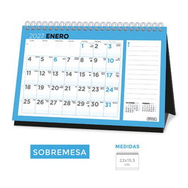 SENFORT Calendario de Sobremesa Basic Mensual 2027 220x155 mm