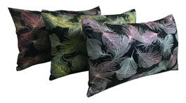 DKD Home Decor Set de Cojines Surtidos 50x30x10 cm con Relleno de Plumas