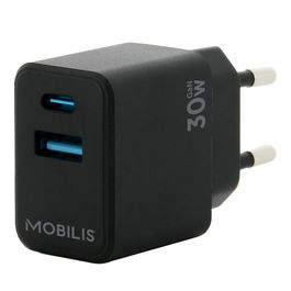 Cargador portátil Mobilis 001362 Negro 30 W