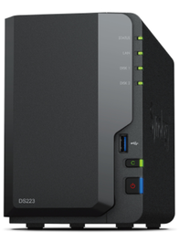 Synology DiskStation DS223 servidor de almacenamiento NAS Escritorio Realtek RTD1619B 2 GB DDR4