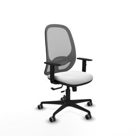 PIQUERAS Y CRESPO Silla de oficina Cilanco Gris y Blanca