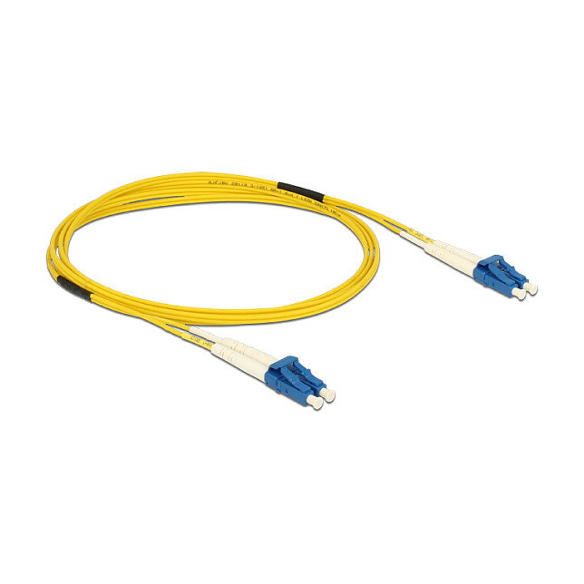 DeLOCK Cable de fibra óptica LC a LC Singlemode OS2 2 m Amarillo DeLOCK Cable de fibra óptica LC a LC Singlemode OS2 2 m Amarillo