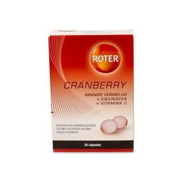 ROTER Cranberry 30 Cap. para Salud Urinaria y Defensas Naturales