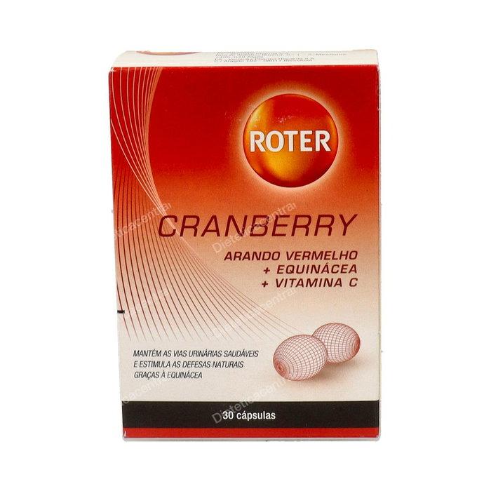 ROTER Cranberry 30 Cap. para Salud Urinaria y Defensas Naturales