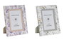 DKD Home Decor Set de 2 Marcos para Fotos 10x15 Colección Tierra Surtido de Colores