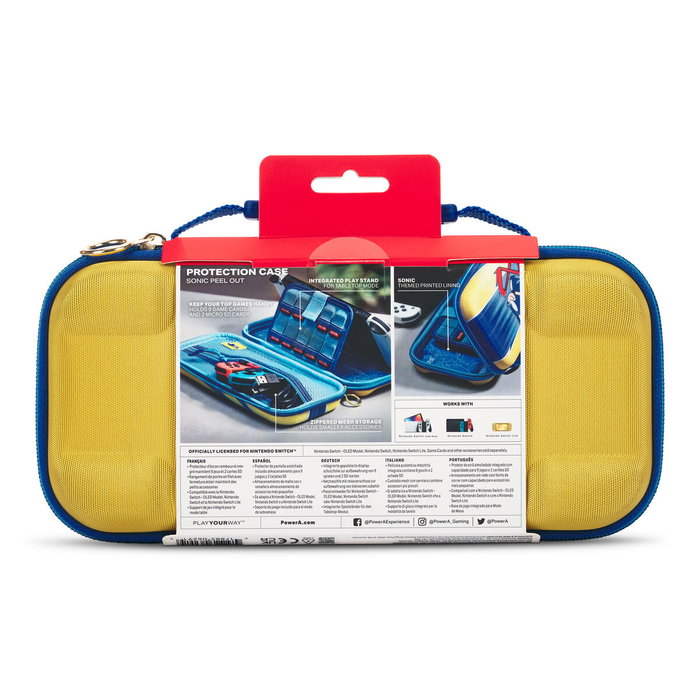 Power A Estuche Protector Compacto Nintendo Switch Sonic Peel Out
