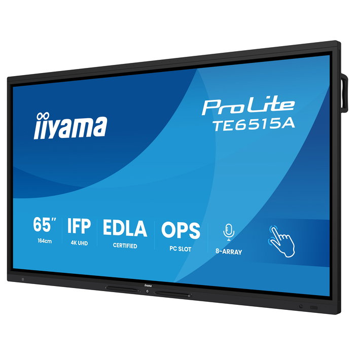 IIYAMA TE6515A-B1AG 163.9cm IPS TOUCH 65''/3840x2160/2xHDMI/DP/5xUSB/USB-C
