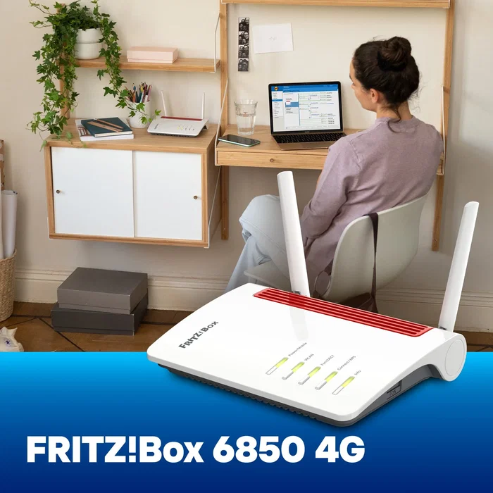 FRITZ!Box 6850 4G Edition International Router Blanco FRITZ!Box 6850 4G Edition International Router Blanco