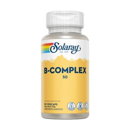 Solaray B-Complex 50, 50 cápsulas