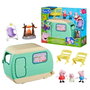 Hasbro Peppa Pig Caravana de Vacaciones Familiar con Figuras y Accesorios