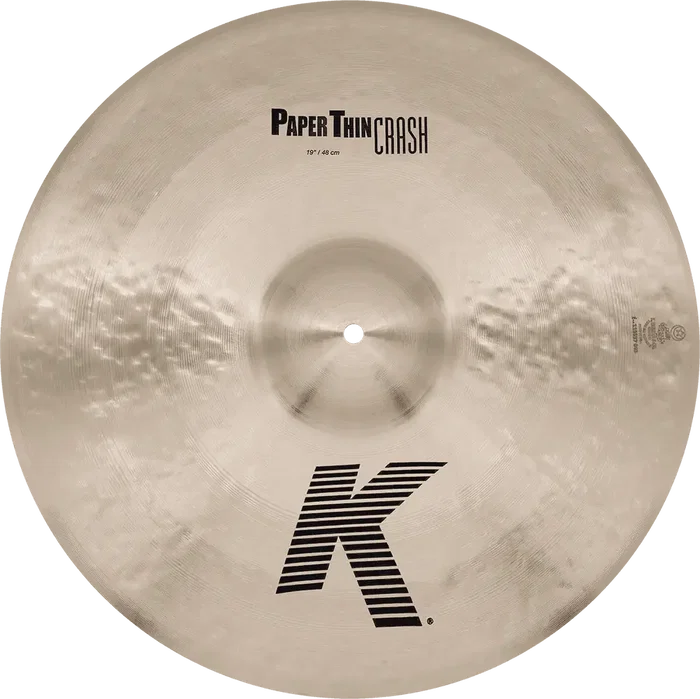 Zildjian Crash 19" K Paper Thin Plato para Batería