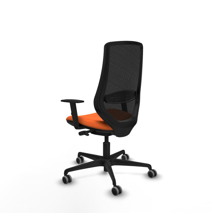 PIQUERAS Y CRESPO Silla de oficina Mardos Naranja y Negro PIQUERAS Y CRESPO Silla de oficina Mardos Naranja y Negro