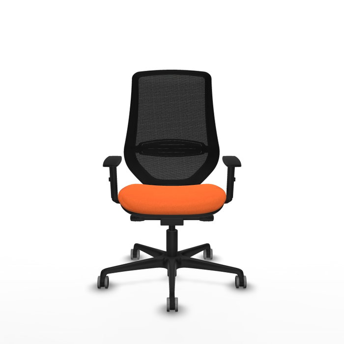 PIQUERAS Y CRESPO Silla de oficina Mardos Naranja y Negro PIQUERAS Y CRESPO Silla de oficina Mardos Naranja y Negro