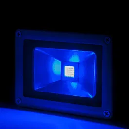 Brico Foco Proyector LED 10W 850Lm IP65 Azul BQFS11510B Larga Duración 40.000H
