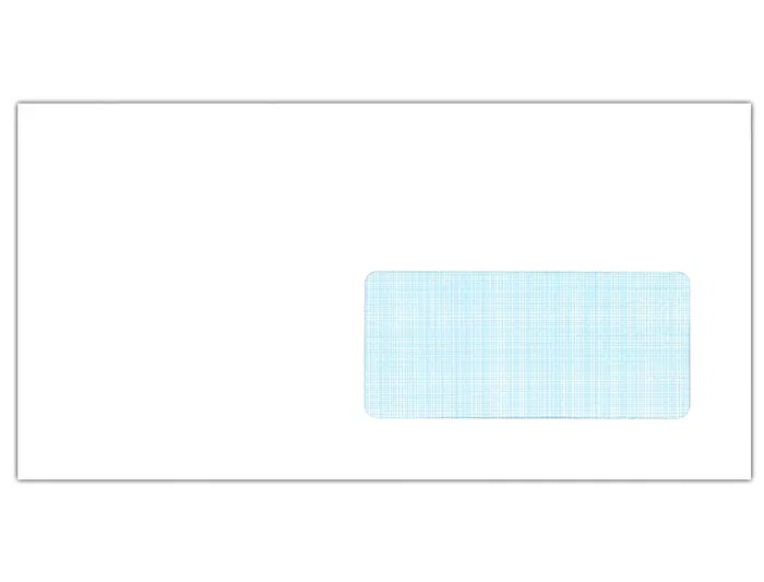 Liderpapel Sobre Blanco 115x225 mm Ventana Derecha Trapezoidal Engomada Papel Offset 80gr Caja 500 Unidades