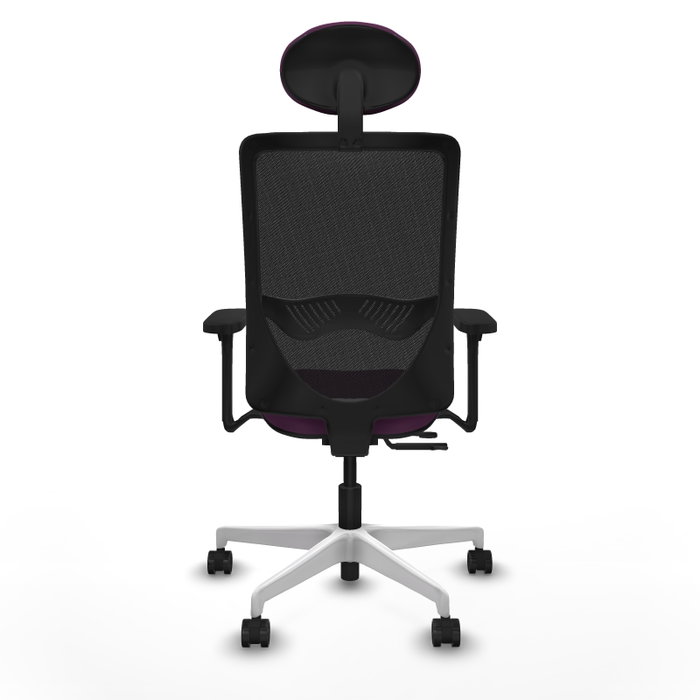 PIQUERAS Y CRESPO Silla de oficina Zulema Morado y Negro PIQUERAS Y CRESPO Silla de oficina Zulema Morado y Negro