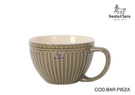 Inde Taza Jumbo 450 cc Mondoñedo Verde - 11.7x7.7 cm (6 Unidades)