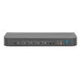 Digitus DS-12890 Switch KVM de 4 puertos 4K60Hz con 4 DP entrada y 1 salida DP/HDMI