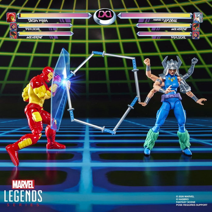 Hasbro Marvel Legends Iron Man vs Marvel's Spiral Pack de 2 Figuras