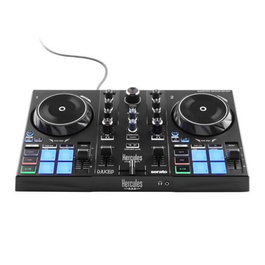 Hercules DJControl Inpulse 200 MK3 - Controladora DJ USB-C 2 Decks con Luces Guía para Principiantes, Compatible Serato - Ref. 4781119