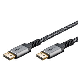 Goobay Plus Adaptador DisplayPort a HDMI 4K @ 60Hz, 1 Metro, Gris